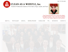 Tablet Screenshot of cleanasawhistlehouston.com